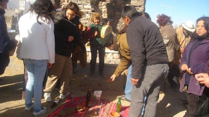 Se realizó la tradicional ofrenda a la Pachamama