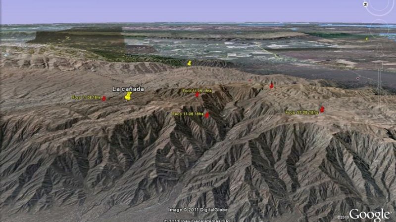 El incendio de Pomán se originó por el uso de pirotecnia 