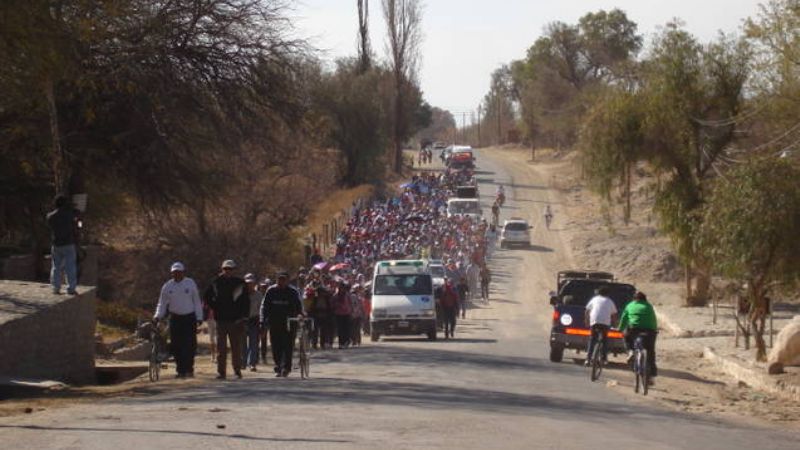 Cientos de peregrinos llegan para vivir la gran fiesta en honor a San Roque