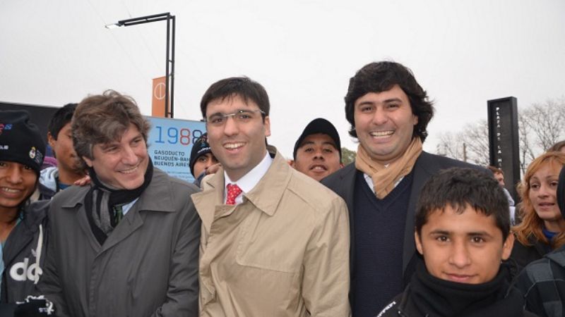 Alumnos de Catamarca junto a la presidenta en Tecnópolis