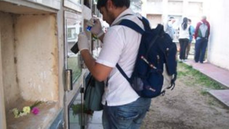 Acciones de prevención del dengue en el Cementerio Municipal