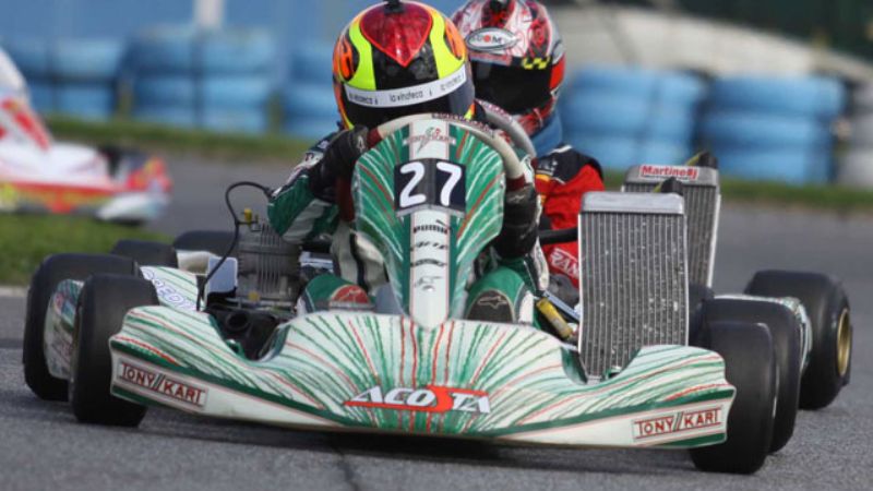 Gran actuación de Tico en la Mini Junior de Prokart