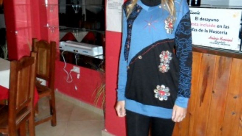 Modelo Miss Argentina visita Fiambalá