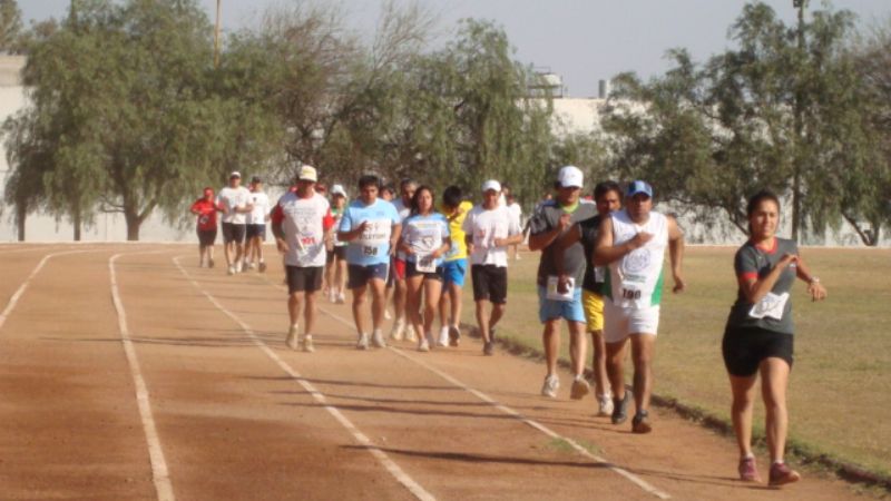 Fiesta de la marcha en el Poli: ganaron Bracamonte y Coronel