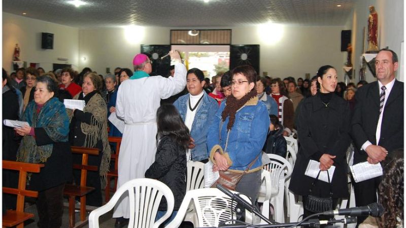 Bendicen refacciones en la capilla de San Ramón Nonato 