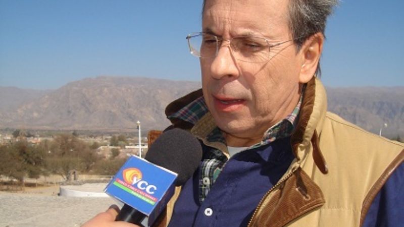 El periodista Mario Markich grabó en Santa María