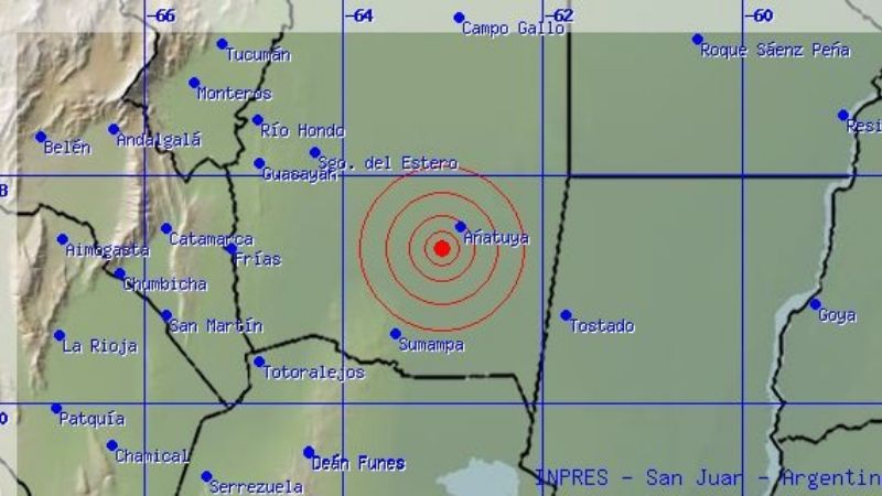 Temblor se sintió en Catamarca