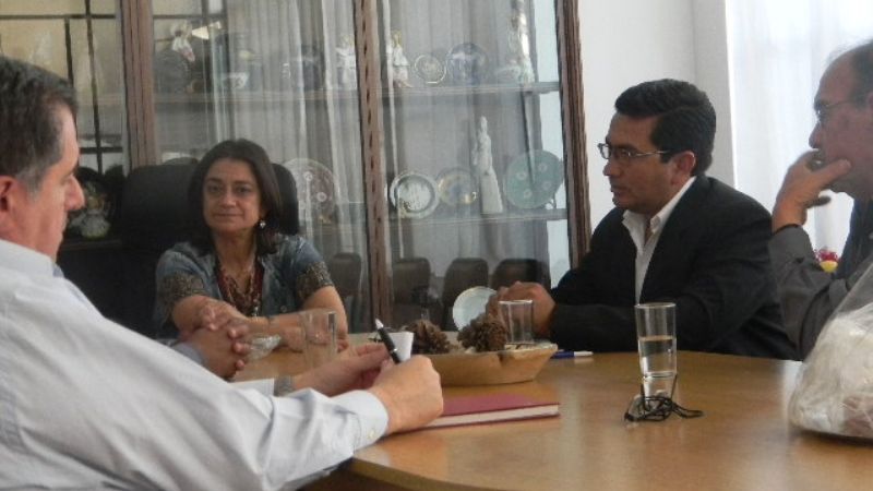 Corpacci se reunió con Alejandro Páez y la minería fue el punto común