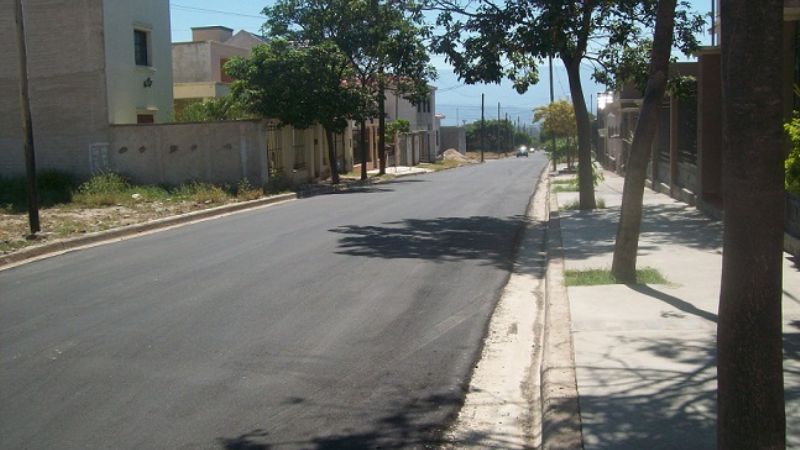 Pavimentación en el barrio Potrerillo