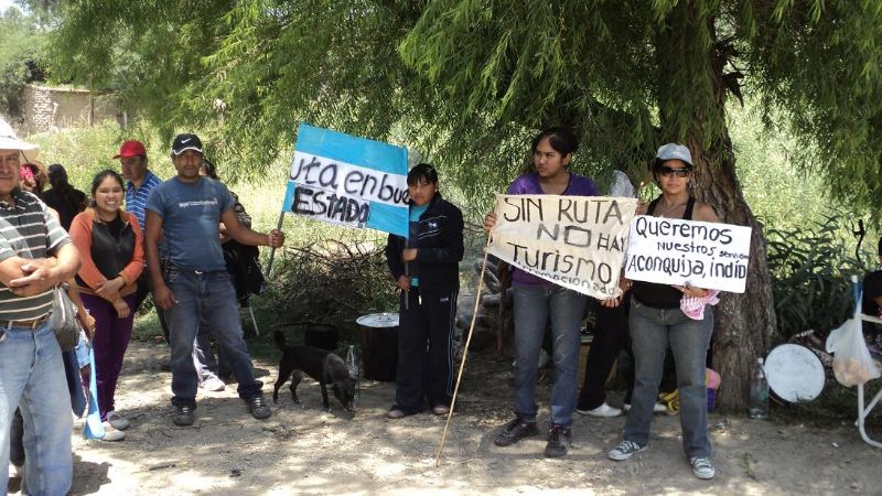 Levantaron piquete en la Ruta Nacional 40