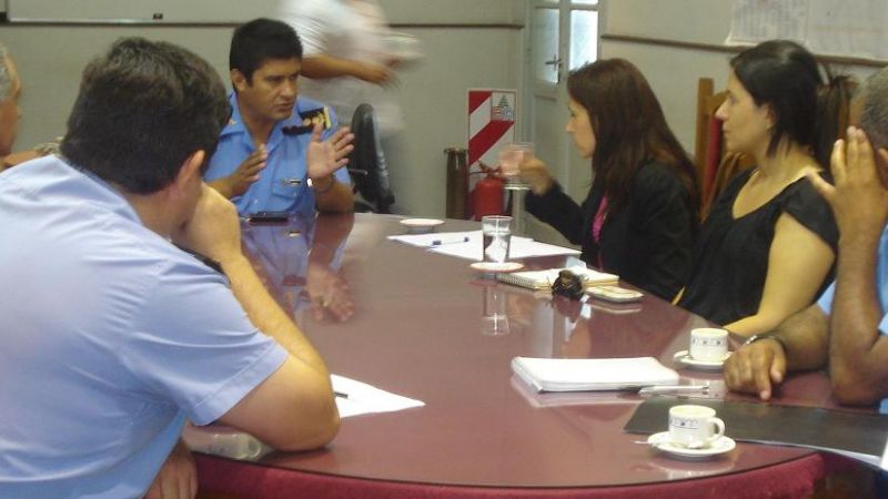Reunión entre la Jefatura de Policía y la Secretaría de Seguridad Interior