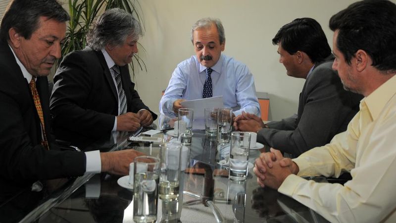 Funcionarios riojanos se reunieron con Molina