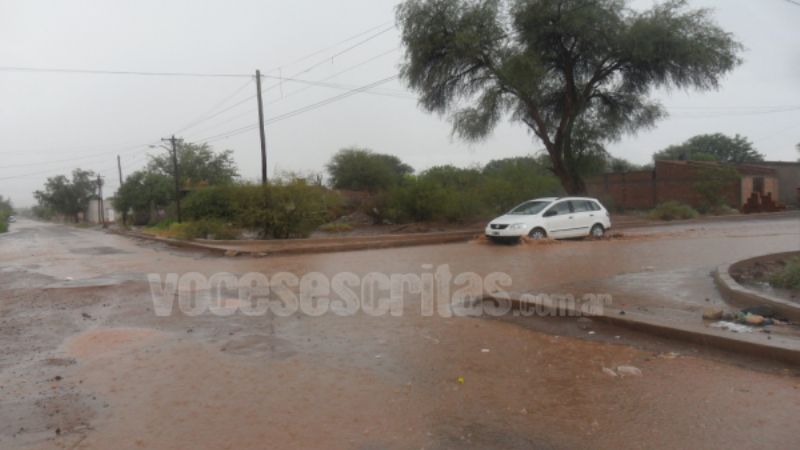 Fuerte temporal en Tinogasta