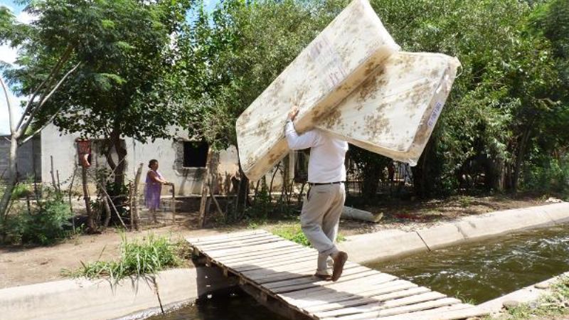 Continuan asistiendo a familias afectadas por las lluvias