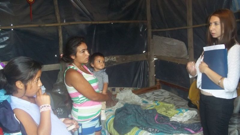 Tras la lluvia, dos familias debieron ser evacuadas