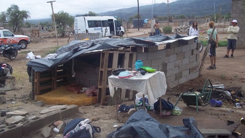 Tras la lluvia, dos familias debieron ser evacuadas