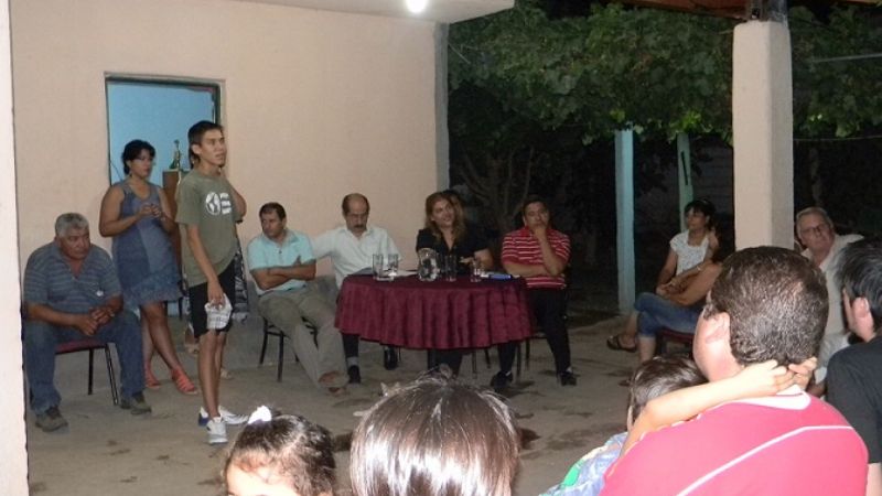 Soria se reunió con vecinos del barrio Don Francisco