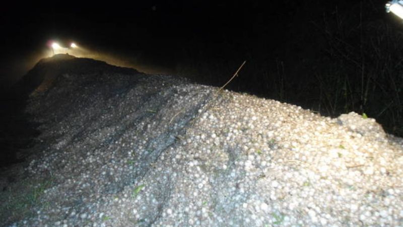 Por derrumbes y granizo cortaron el tránsito de El Rodeo a Las Juntas