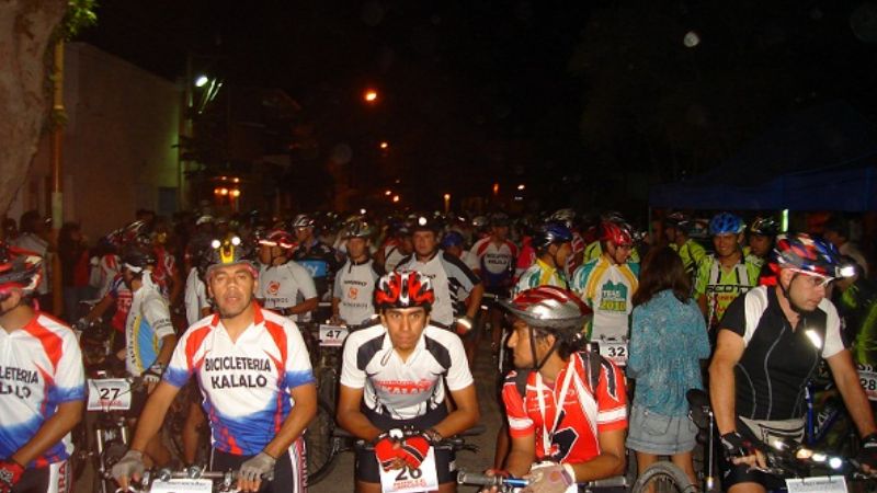 Todo listo para vivir el rally nocturno de mountian-bike