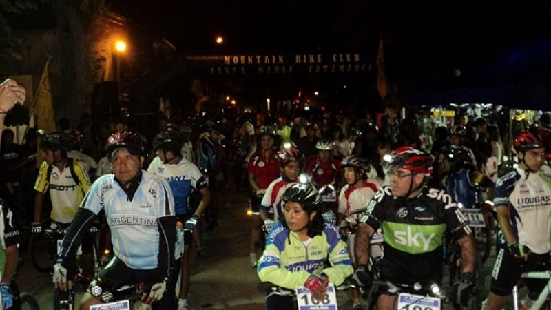 El mountain-bike nocturno, todo un éxito