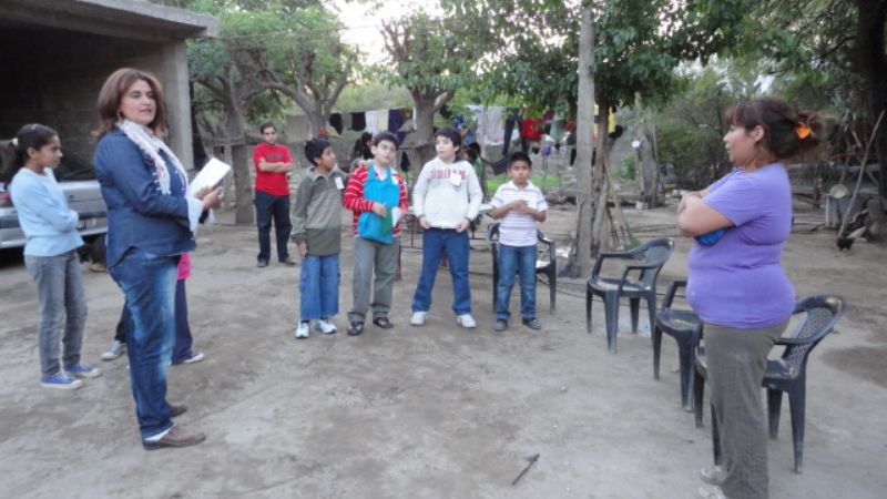 El Consejo de los Niños visitó la escuela de Bajo Hondo