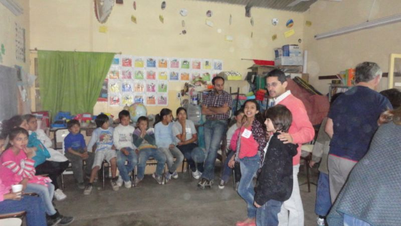 El Consejo de los Niños visitó la escuela de Bajo Hondo