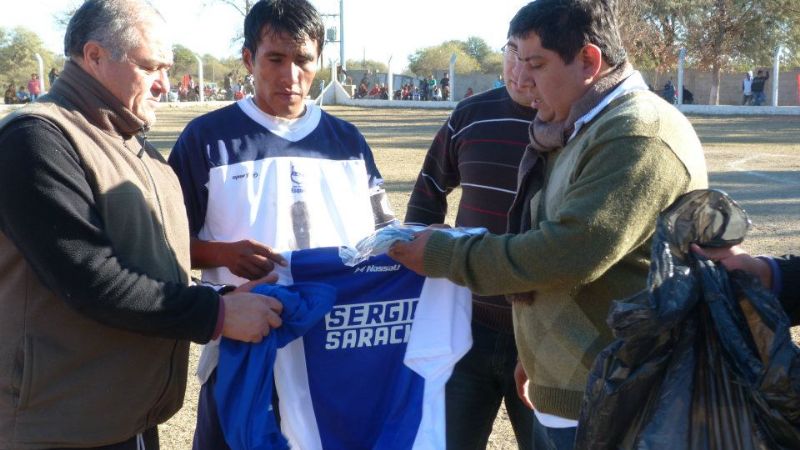 Donación de indumentaria deportiva