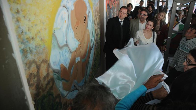 Inauguraron murales en la Legislatura provincial