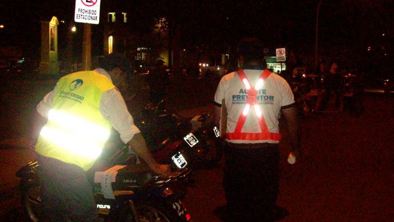 En tres horas se secuestraron 49 motos