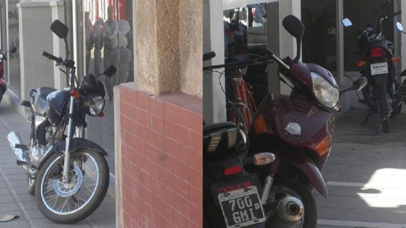 Multas y secuestro de motos estacionadas sobre las veredas 