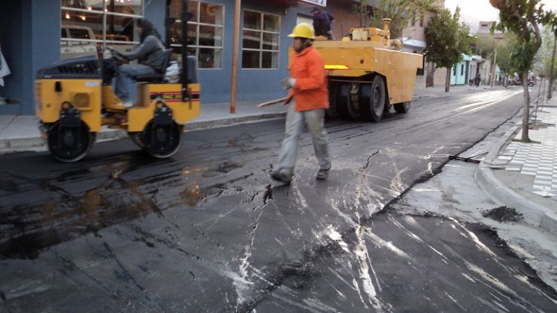 Las calles de Santa María van quedando en condiciones