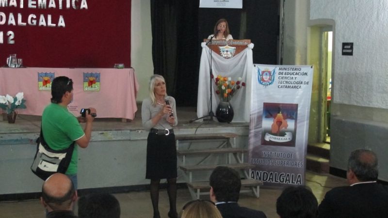 La ministra Acosta participó del 1º Congreso Nacional de Matemáticas