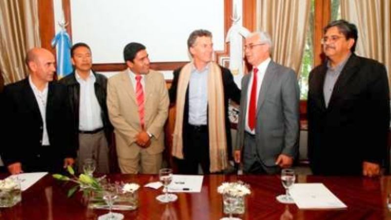 Macri en Catamarca divide la opinión de los radicales