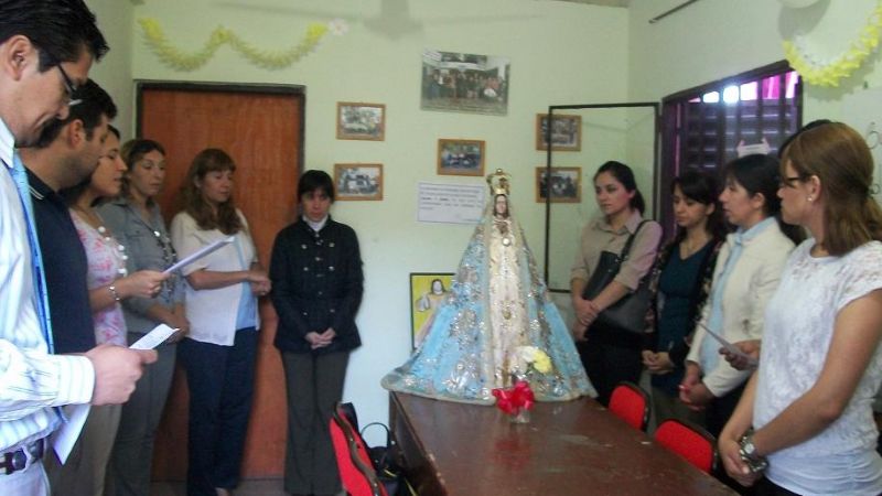 El Colegio Virgen del Valle recibió a su Patrona