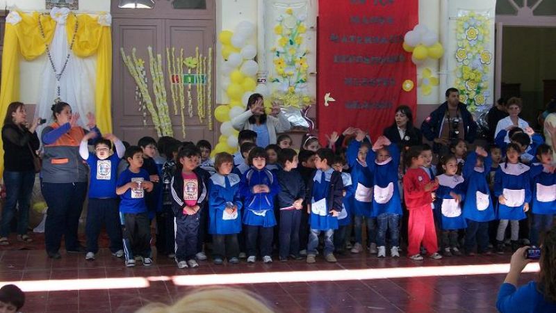 La escuela Rivadavia – Belgrano vivió una fiesta con la presencia de la Virgen