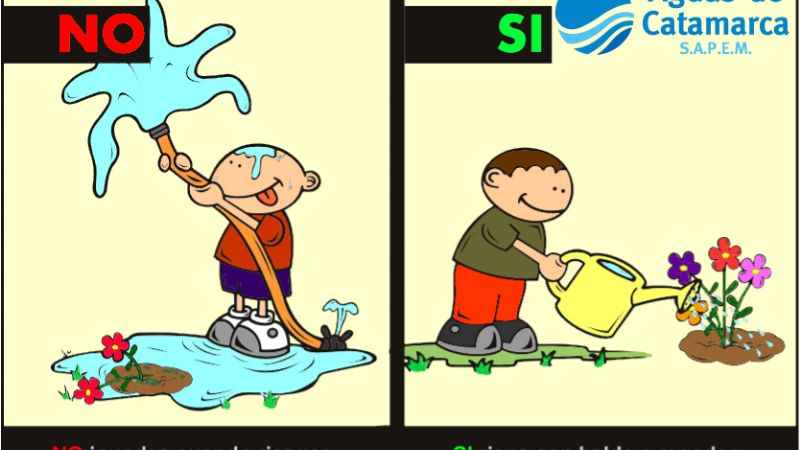 Recomendaciones para el uso responsable del agua 