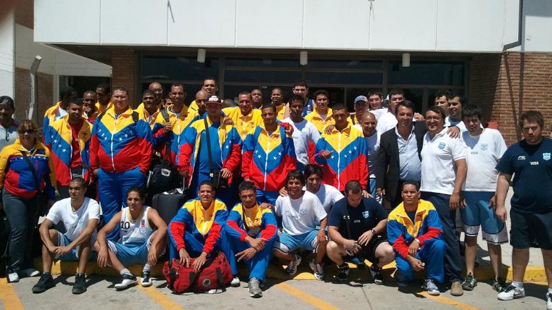 Llegó el seleccionado venezolano de básquet que participará del Súper 4
