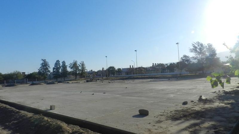 Avances en el Polideportivo Municipal de las 250 Viviendas