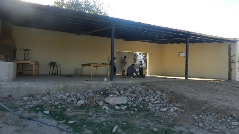 Avances en el Polideportivo Municipal de las 250 Viviendas