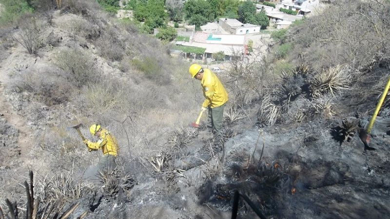 Incendio forestal en Belén