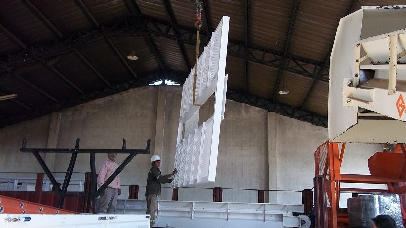 La Planta de Tratamientos ya tiene su cinta transportadora