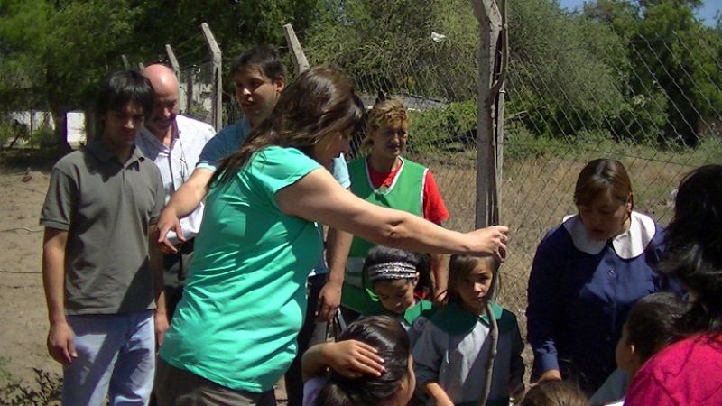 Parquización en jardín de infantes