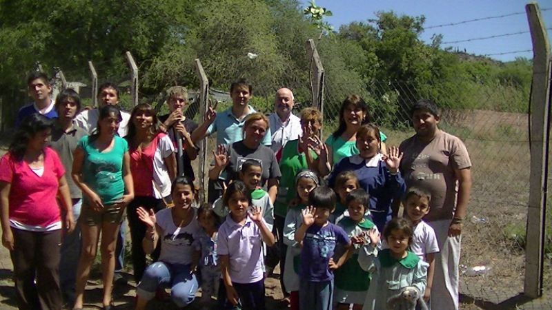 Parquización en jardín de infantes