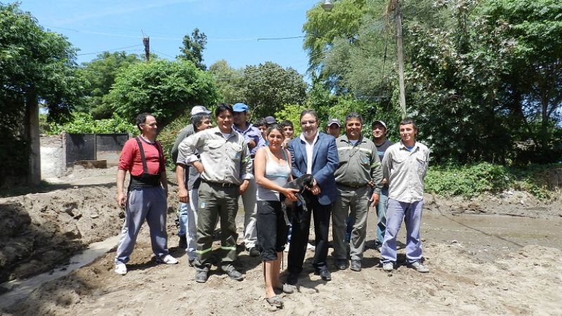 Trabajan para evitar inundaciones en el sur de la ciudad