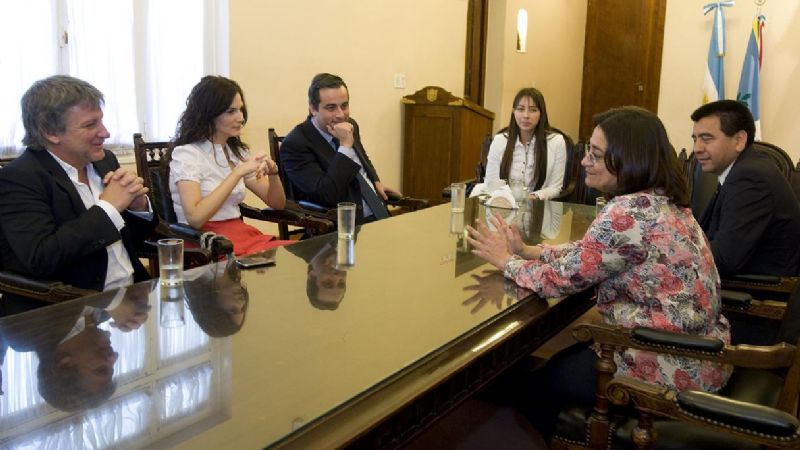 Corpacci recibió a autoridades del Ministerio del Interior y Transporte de la Nación
