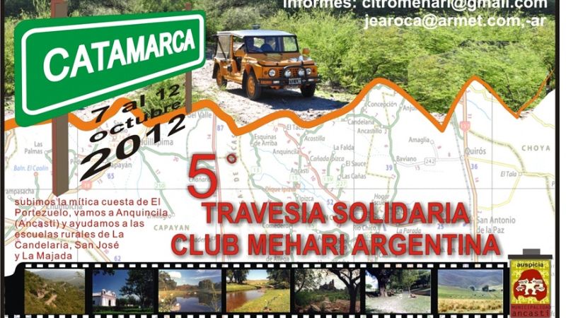 El Club Mehari visitará Catamarca