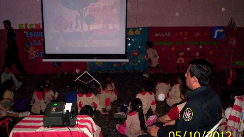 Charla sobre Seguridad Vial en Jardín de Infantes de Chumbicha 
