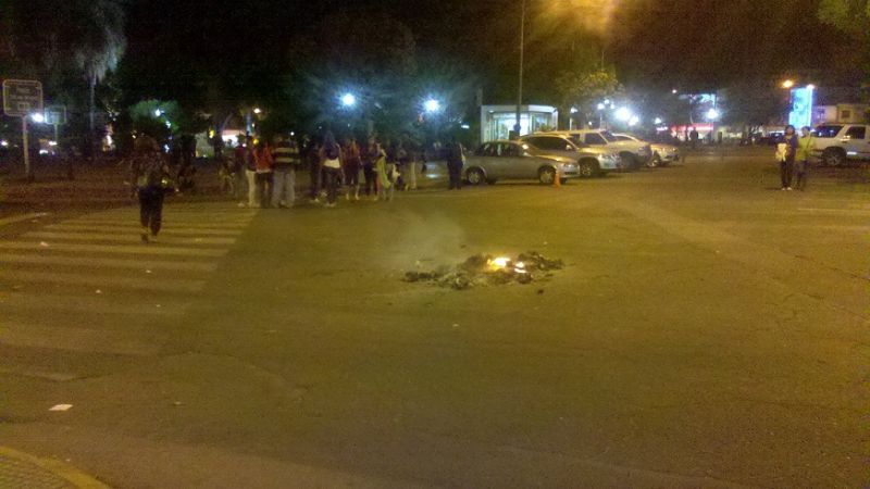 Piquete frente a Casa de Gobierno