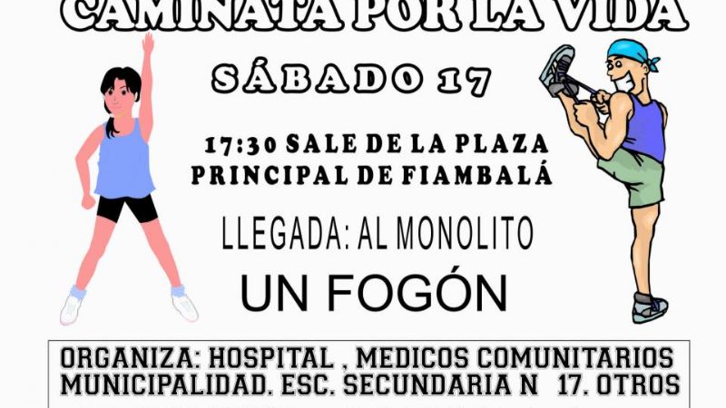 “Caminata por la vida” en Fiambalá