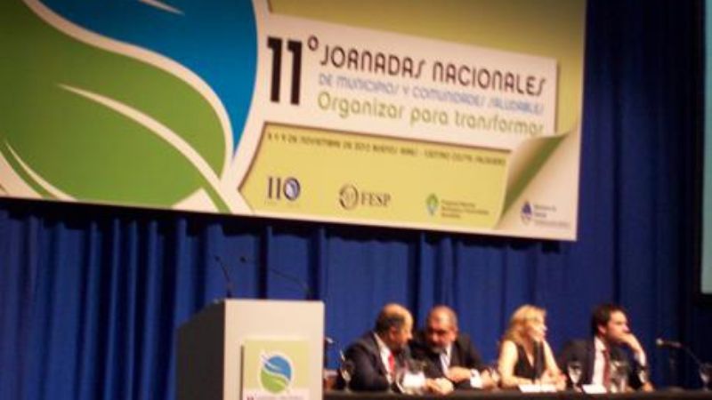 Santa María presente en las Jornadas Nacionales de Municipios Saludables  